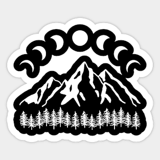 Celestial Mountains Sticker